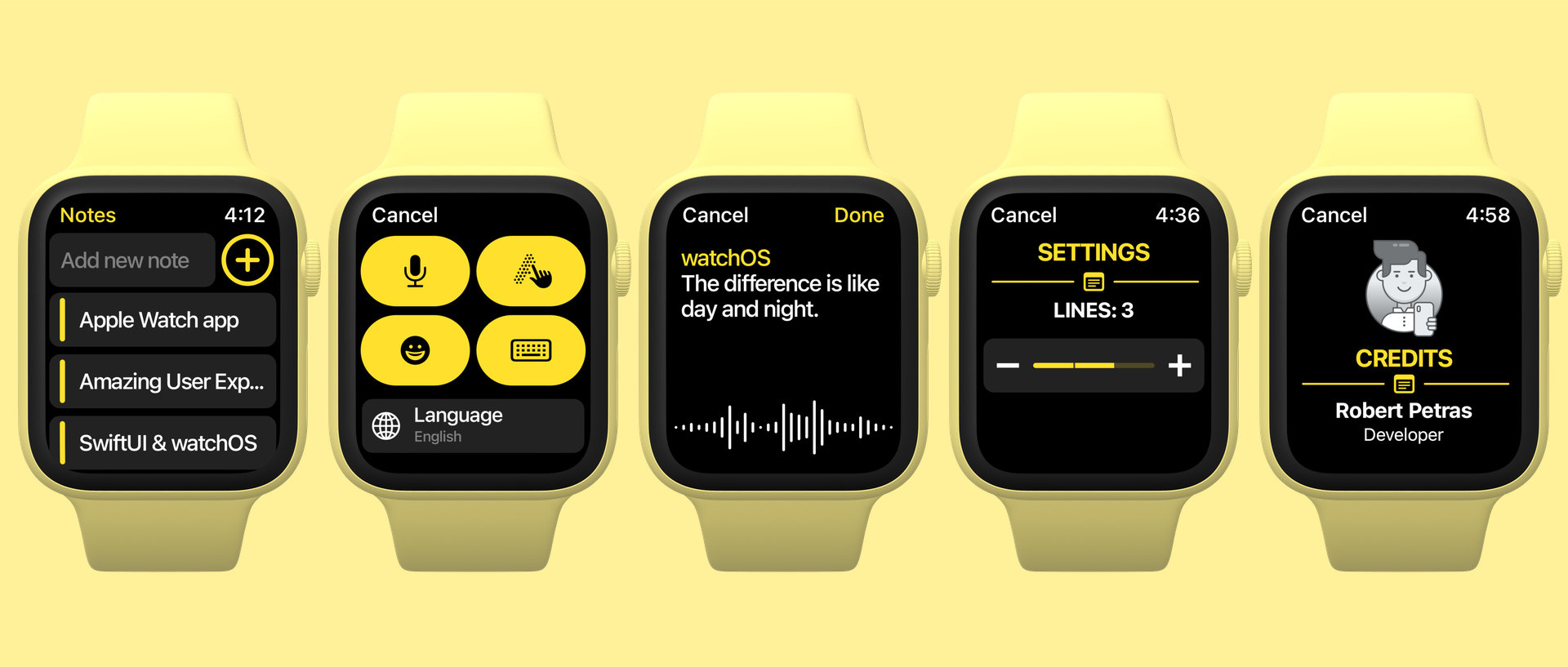 Learn app development with SwiftUI and watchOS