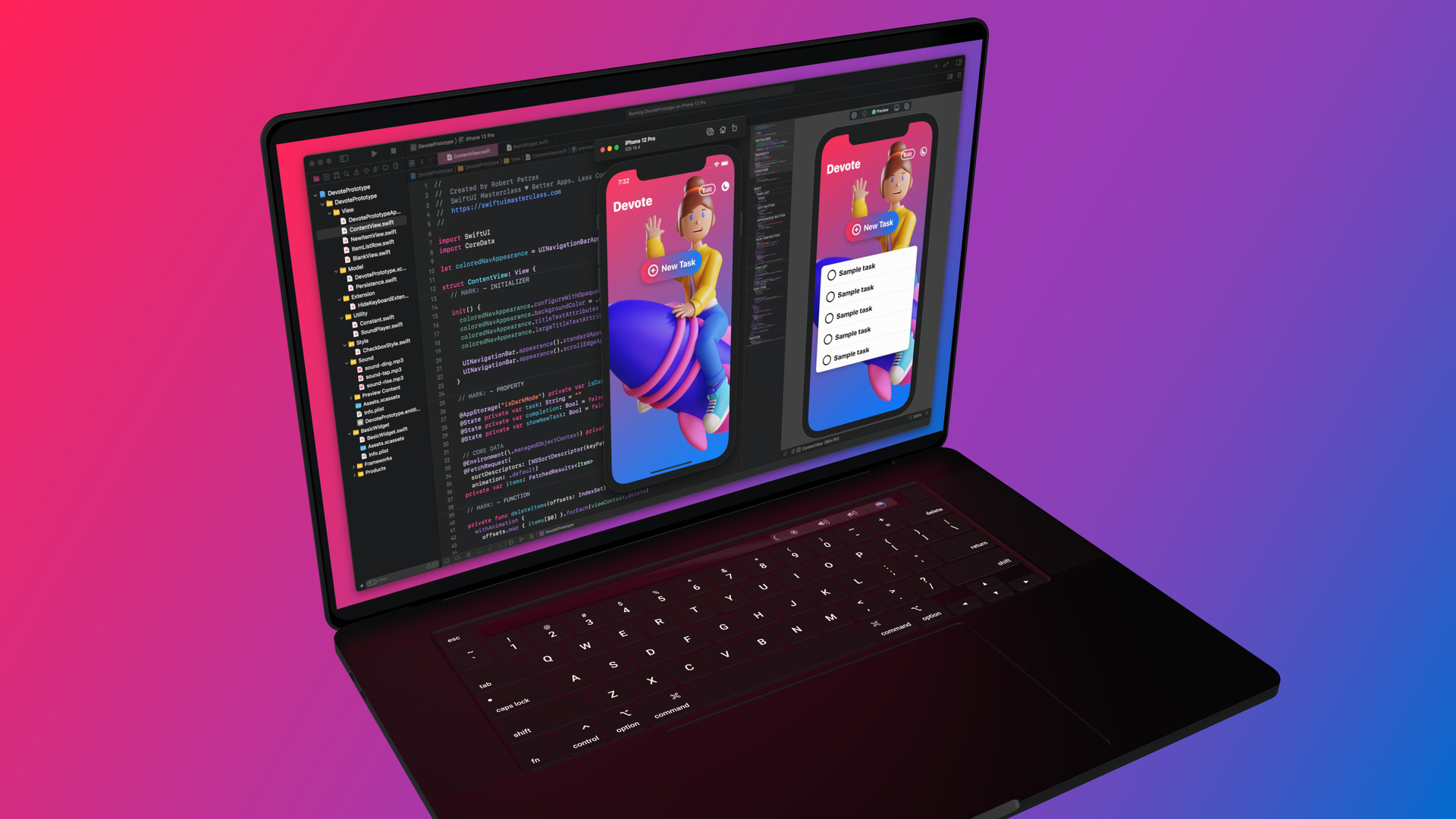 Xcode editor