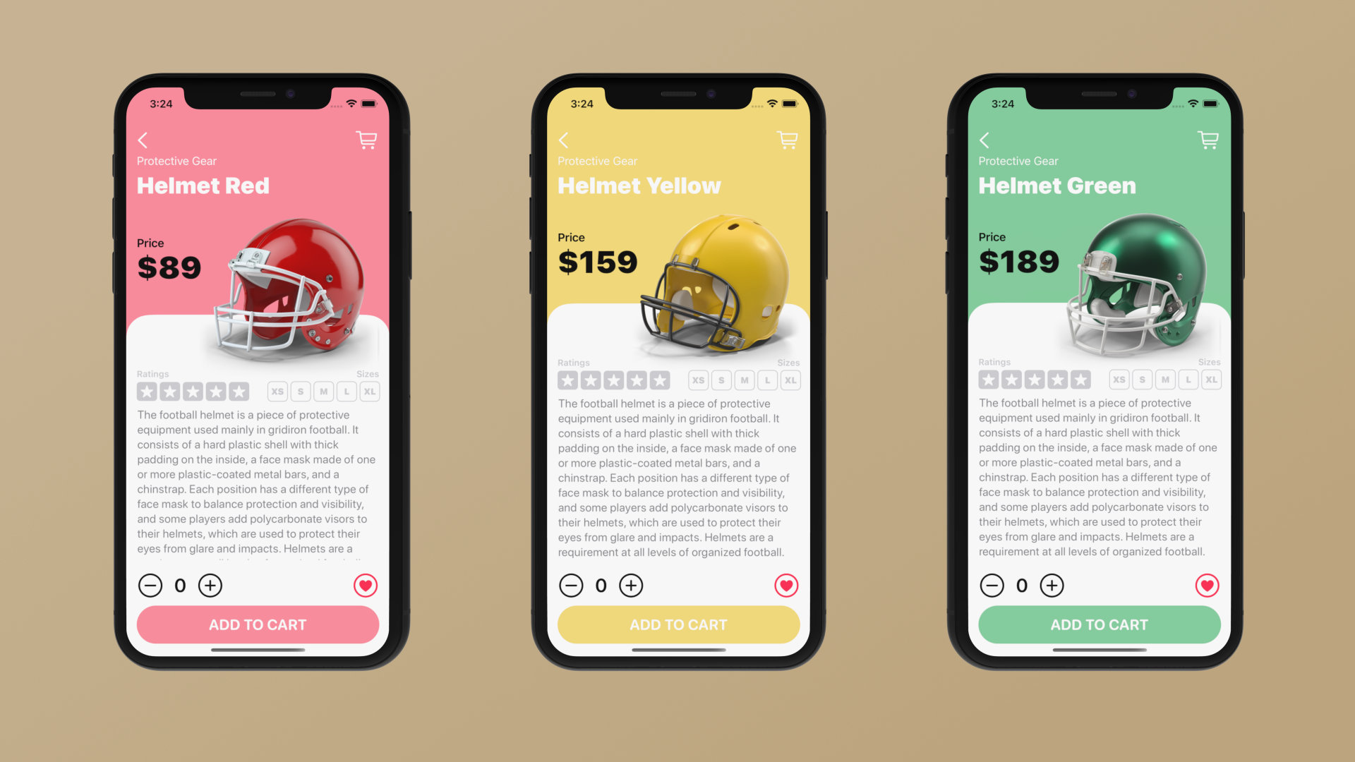 Simple grid layout made with SwiftUI