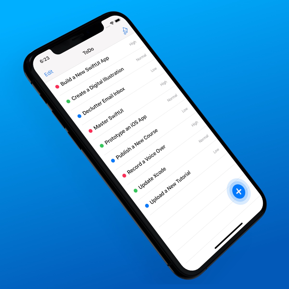 Lanch screen of the 3rd SwiftUI app 