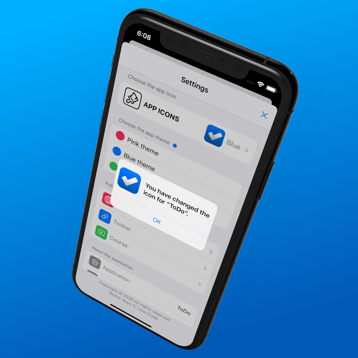 Card view in  light mode