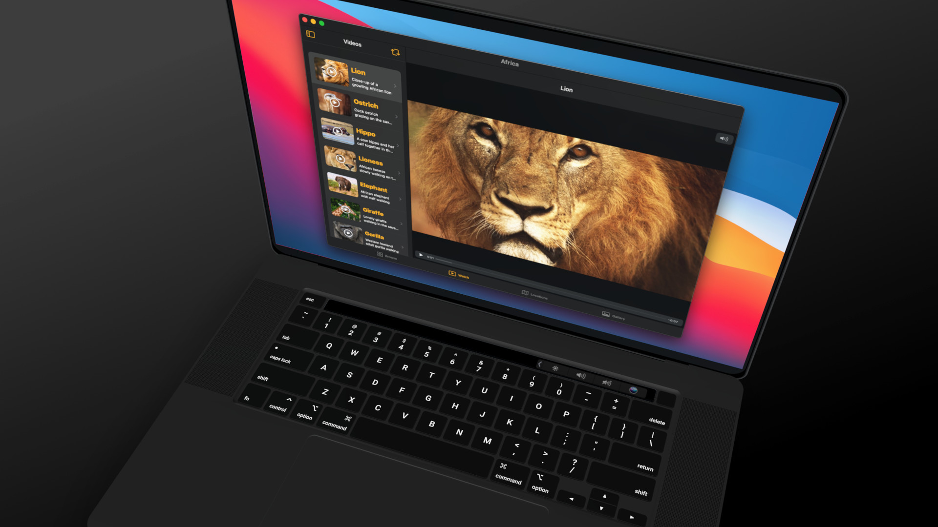 Desktop application