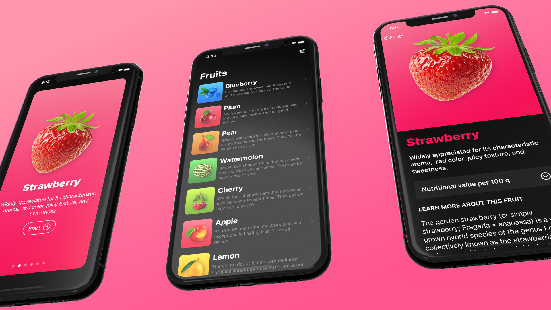 Card view in  light mode